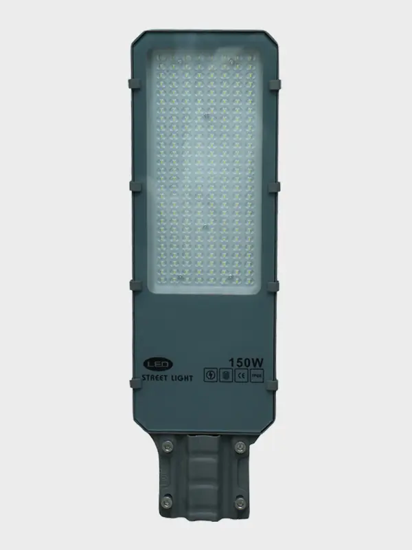 140A LED street light fixture on white background