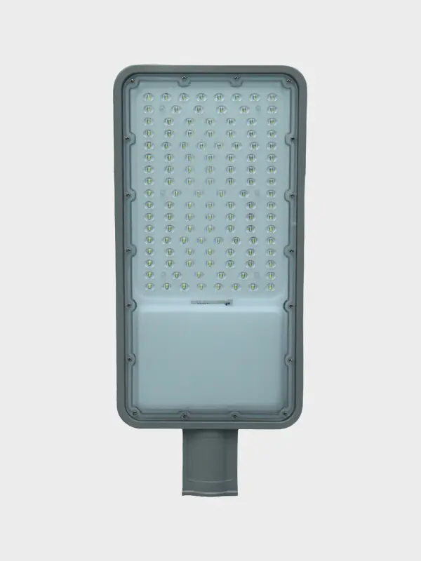 HX LED street light fixture on white background