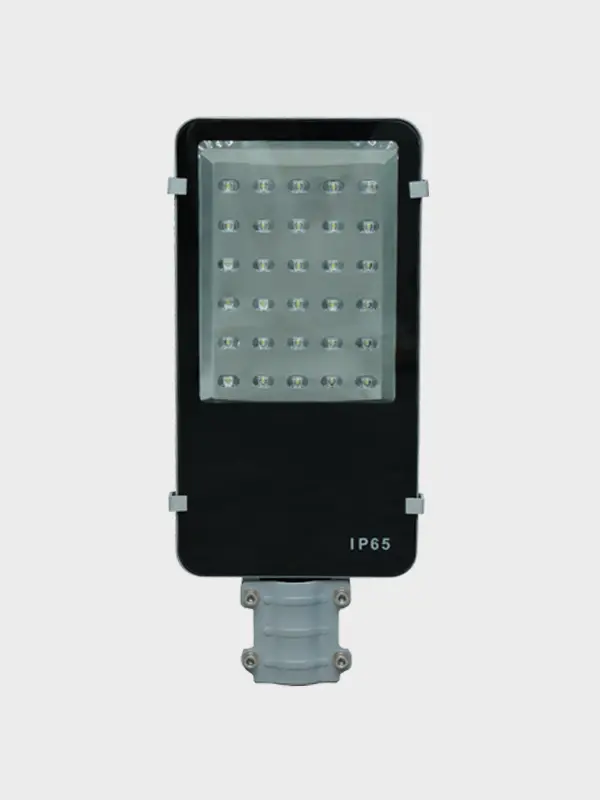 XJD LED street light fixture on white background