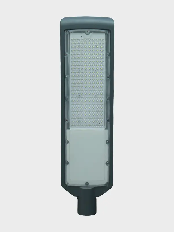 XLD LED street light fixture on white background