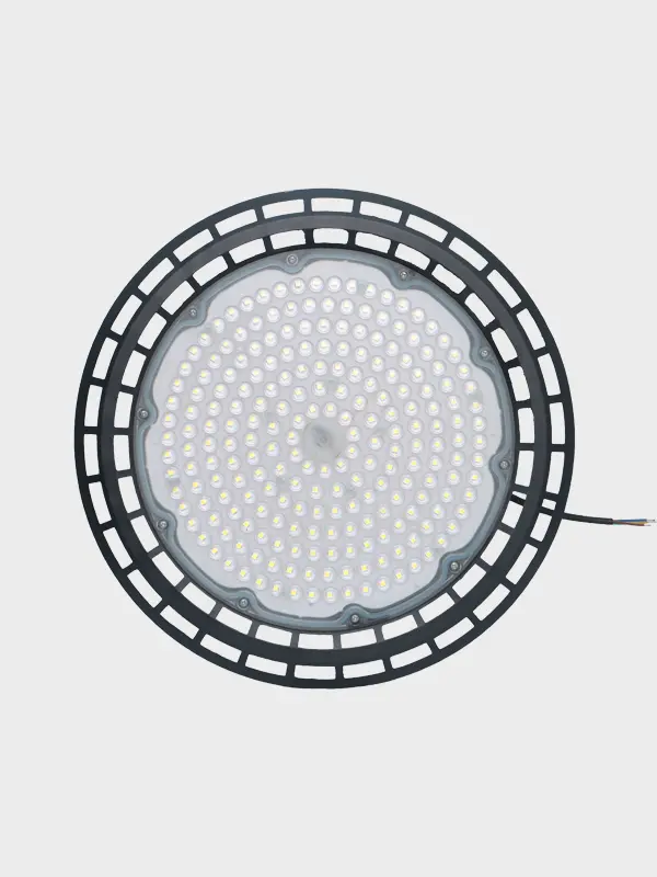 UFO-C high bay light fixture on white background